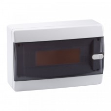 Корпус пластиковый ЩРН-П-12 IP41 черная прозрачная дверь OptiBox КЭАЗ