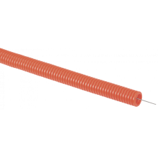 Гофротруба ПНД d16 с зондом оранжевая 50м IEK